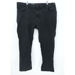 True Nation Jeans Mens 44x32 Black Athletic‎ Fit Stretch Denim Casual